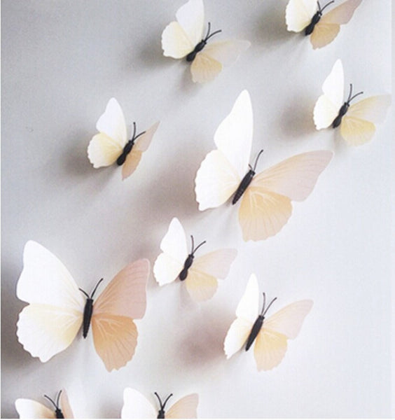 3D Butterfly Tatoos Wall Sticker
