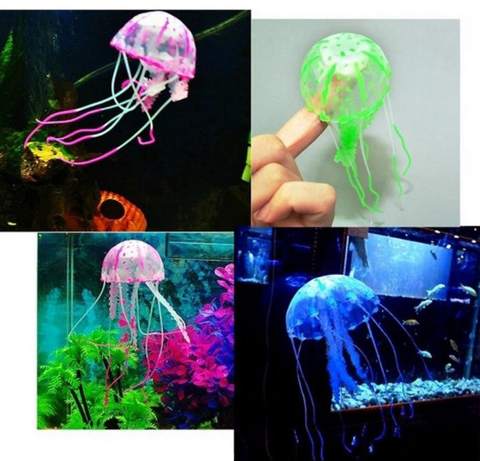 Glowing Artificial Vivid Jellyfish Decor