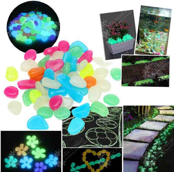 Glow In The Dark Luminous Pebbles Stones