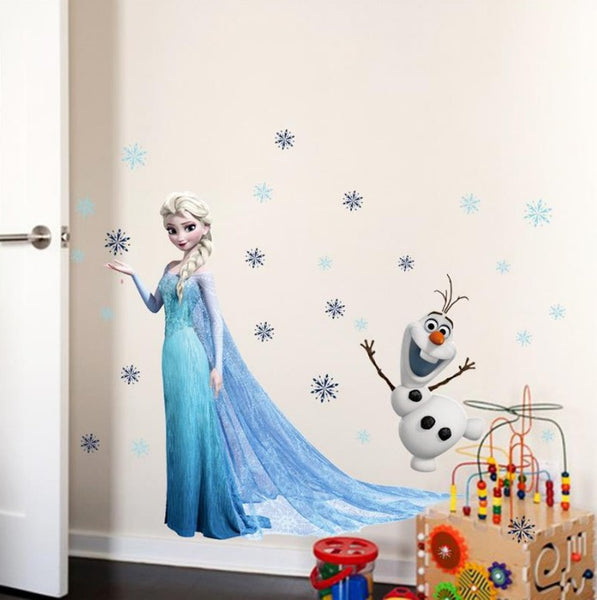 Elsa Anna Olaf Hans Home Decals
